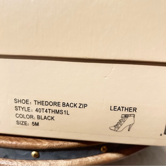 Michael Michael Kors Theodore back zip black Leather Upper Size 5 - Picture 9 of 9